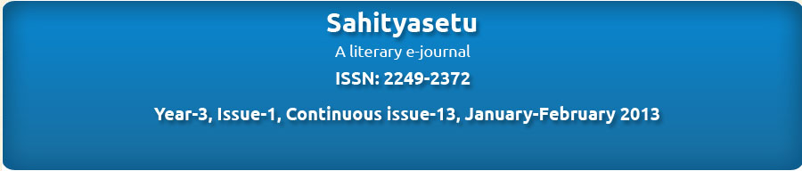 SAHITYASETU : A Literary e-journal (ISSN: 2249-2372)